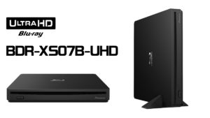 パイオニア Ultra HD Blu-ray対応Win用ポータブルBD/DVD/CDライター『BDR-XS07B-UHD』を発売