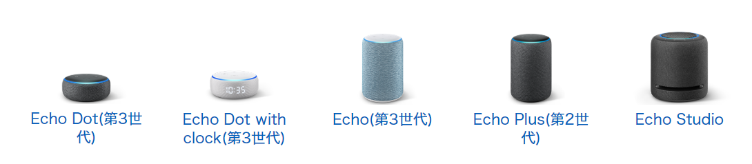 Amazonのスマートスピーカー Echo