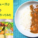 栄養バランスが良いと話題の『野菜ジュースカレー』を作ってみた