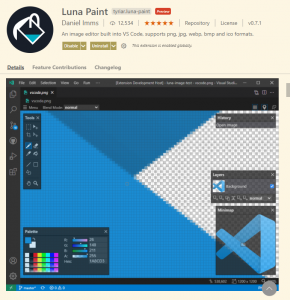 Visual Studio Code 『Luna Paint - Image Editor』