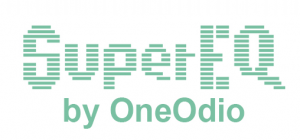 SuperEQのイコライザービジュアライザー風ロゴ