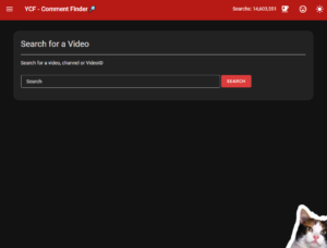 YouTube動画のコメントを検索できるWebサービス『YCF - Comment Finder』 | Uzurea.net