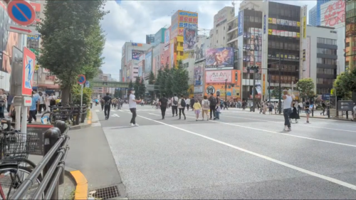 【ライブカメラ】秋葉原　歩行者天国　定点カメラ　Akihabara Fixed point camera【live】より