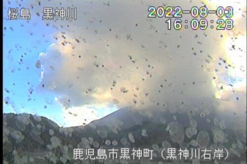 桜島の噴煙状況