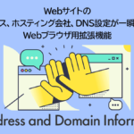 『IP Address and Domain Information』WebサイトのIPアドレス、ホスティング会社、DNS設定が一瞬でわかるWebブラウザ拡張機能