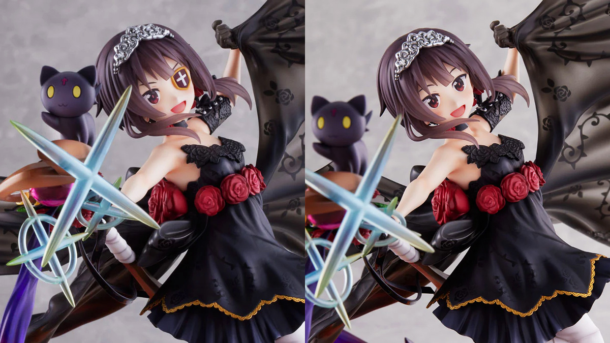 このすば!『めぐみん 漆黒の薔薇ドレス衣装』フィギュア予約限定
