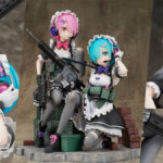 F:NEXよりRe:ゼロ『ラム』、『レム』ミリタリー フィギュア 8/25までの予約限定販売 オリジナル武装メイド衣装で登場！各23,650円（税込）