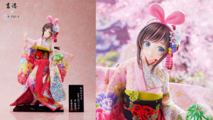日本人形の吉徳×F:NEX『キズナアイ』フィギュア 完全受注生産169,180円で登場 2023年8月22日予約締切 市松人形師制作の衣装