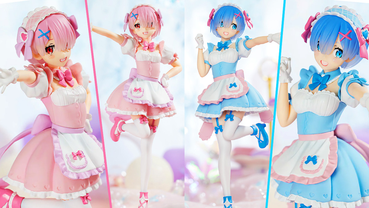 TENITOL リゼロ『夢かわメイド レム/ラム』フィギュア 各6,050円 TENITOL リゼロ『夢かわメイド レム/ラム』フィギュア 各6,050円