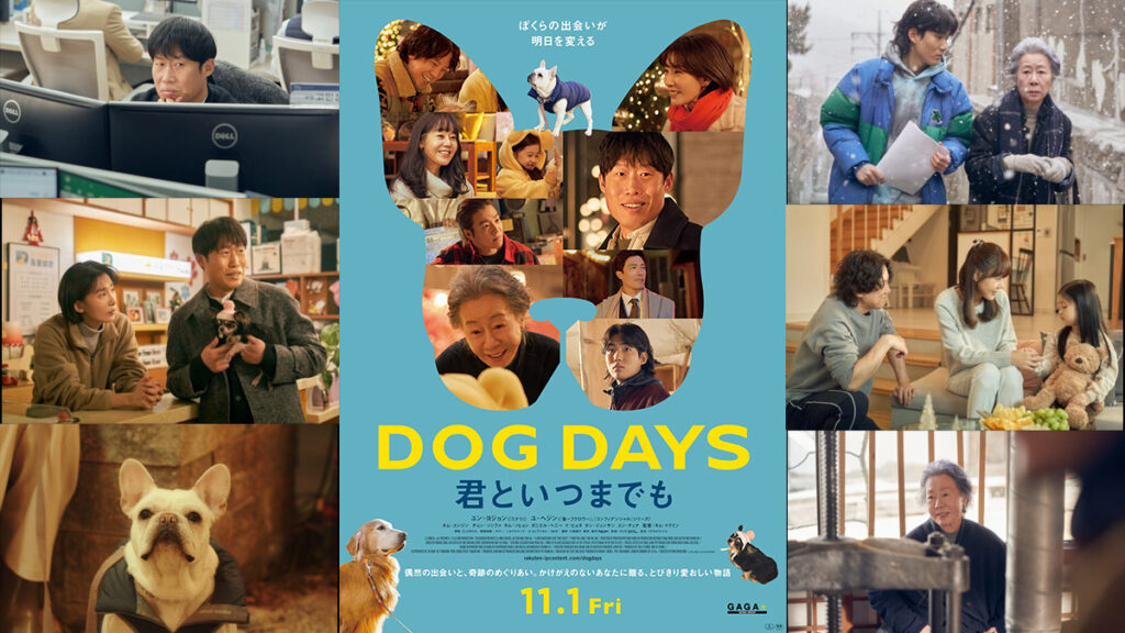 韓国映画『DOG DAYS 君といつまでも』が2024年11月1日放映 メインビジュアル・場面写真・予告動画あり