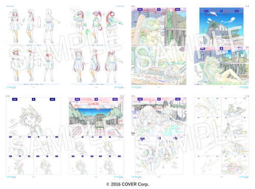 GuraMarine「SHINKIRO」アニメーション原画集 収録内容サンプル