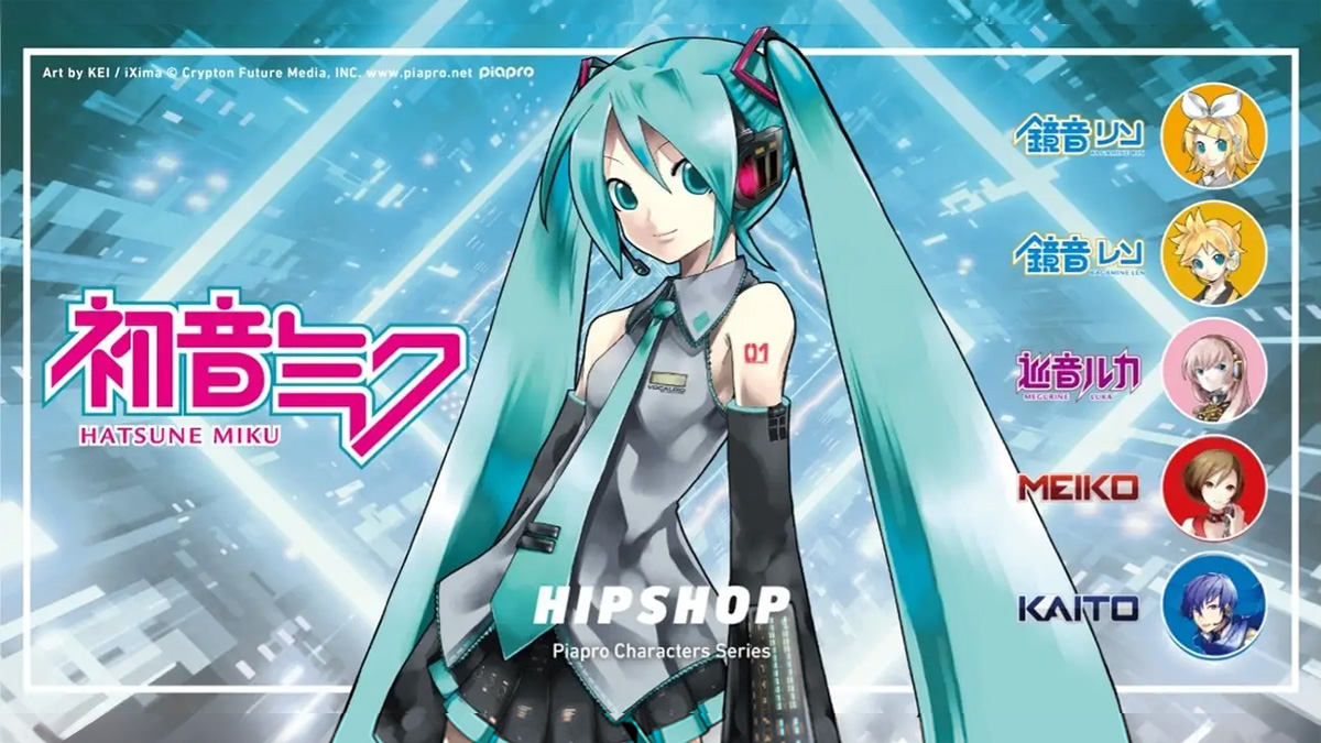HIPSHOP×ピアプロキャラクターズ コラボ 初音ミク、鏡音リン