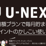 U-NEXTポイントの使い方 サブスク契約で毎月貯まる1200ポイント ４つの使い道