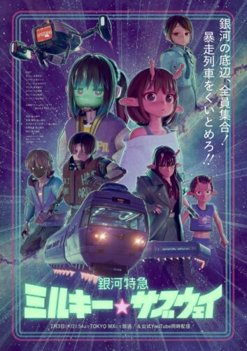 銀河特急 ミルキー☆サブウェイ キービジュアル