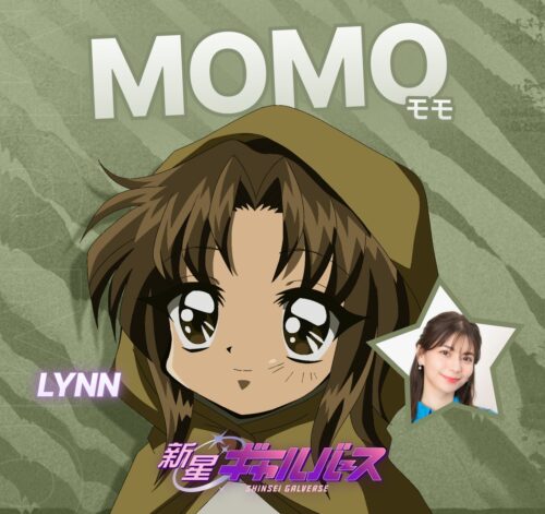 『新星ギャルバース』 キャラクター MOMO CV. Lynn