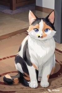 AIEASEによるアニメタッチの生成画像