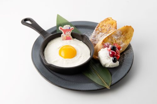 『喫茶 高畑勲展』ミミ子の目玉焼きデザートプレート