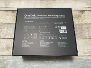 OneＯdio Monitor60 パッケージ裏面