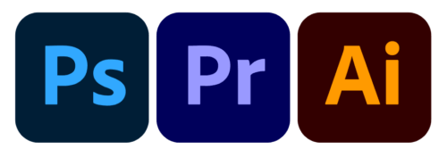 『Photoshop』『Premiere Pro』『Illustrator』