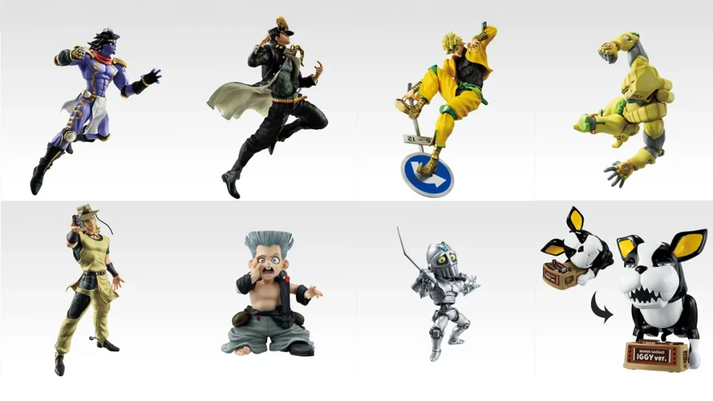 一番くじ『ジョジョの奇妙な冒険 SC -STAND RUSH!-』 A～F賞：フィギュア、ラストワン賞：番犬ガオガオ イギーver. オンライン販売8月25日11時より