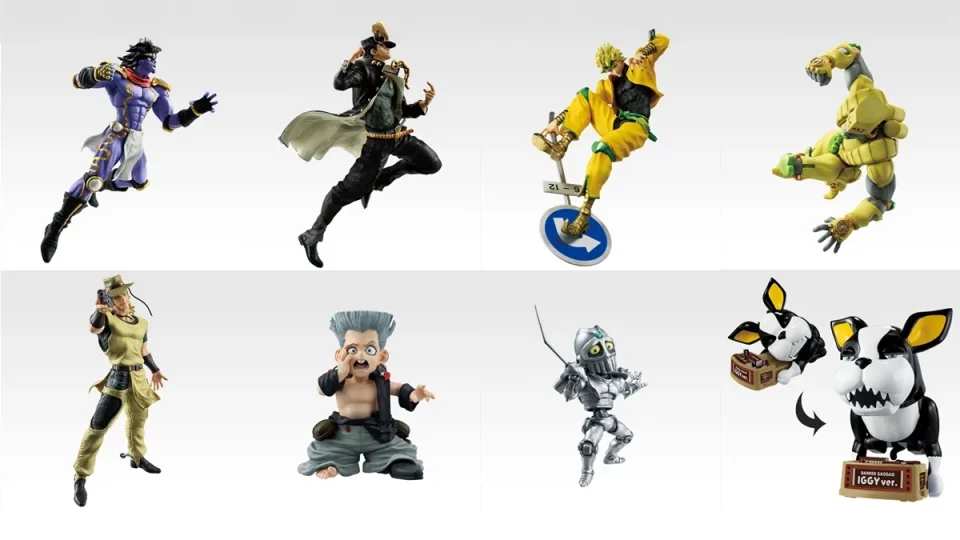 一番くじ『ジョジョの奇妙な冒険 SC -STAND RUSH!-』 A～F賞：フィギュア、ラストワン賞：番犬ガオガオ イギーver. オンライン販売8月25日11時より