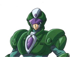 『特務戦隊シャインズマン』シャインズマンモスグリーン（※原作者 橘皆無セル原画による原作バージョン）