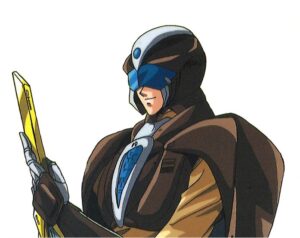 ▲『特務戦隊シャインズマン』シャインズセピア（※原作者 橘皆無セル原画による原作バージョン）
