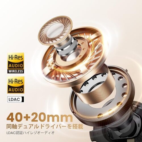 HAYLOU S40 搭載ドライバーイメージ画像