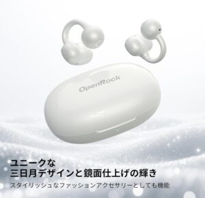 イヤーカフ型『OpenRcok E』ワイヤレスイヤホン 広告画像