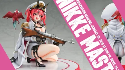 勝利の女神：NIKKE『マスト』1/7スケールフィギュア化！ 予約2026年1月23日21時締切 税込24,750円 記事サムネイル