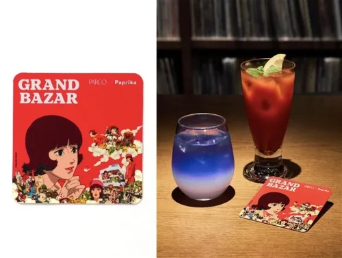 オリジナルコースターとコラボドリンク