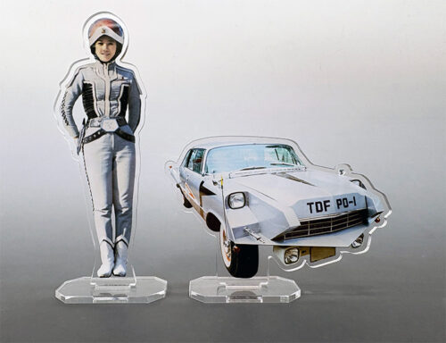 【直筆サイン入り】ウルトラ警備隊・友里アンヌ隊員×台座付きアクリルフィギュア 3