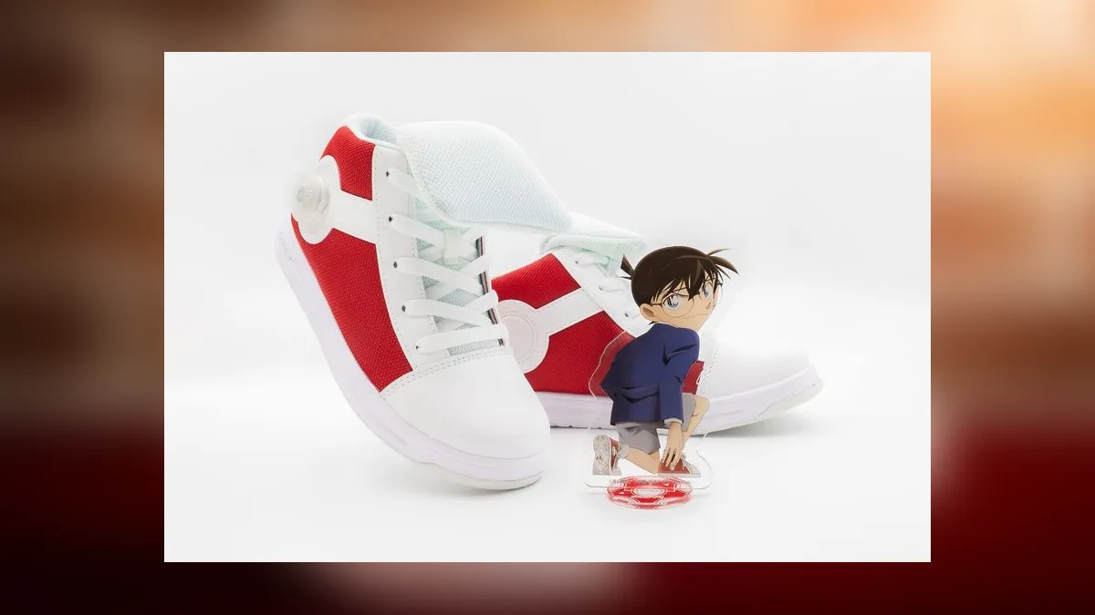 アキレスからアニメ『名探偵コナン キック力増強シューズ』30周年記念
