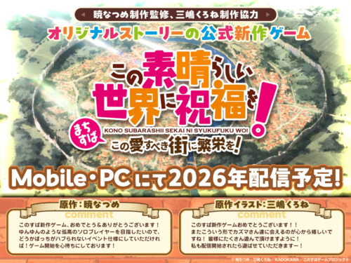 『この素晴らしい世界に祝福を！～この愛すべき街に繁栄を！～』