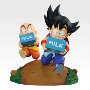 一番くじ 『ドラゴンボール Fantastic Adventure 2』A賞 孫悟空＆クリリン 牛乳配達フィギュア画像2