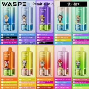 WASPE 4 in 1 100000 PUFFS Four Flavor 画像4