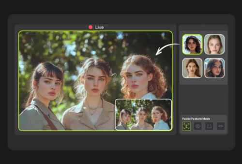 リアルタイム顔入れ替え（Mac版）