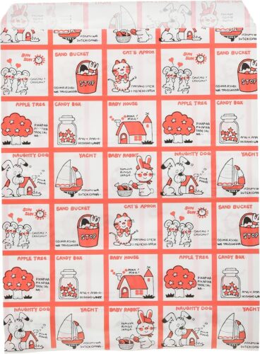 ストップペイル柄の小袋