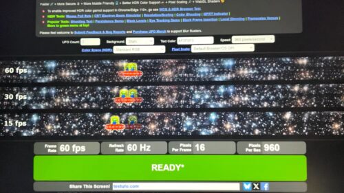 KOORUI E1511A TestUFO 動作チェック動画からのスクリーンショット 2