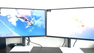 M27T6（左）とM27T6S（右）映像比較画面写真22