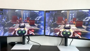 M27T6（左）とM27T6S（右）映像比較画面写真19