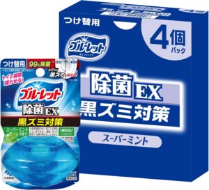 ブルーレット 液体おくだけ除菌EX つけ替4個パック スーパーミント 【Amazon.co.jp限定】
