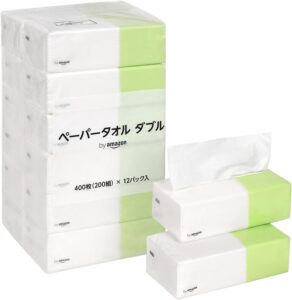 ペーパータオル 400枚(200組) 6パック