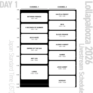 Day1 配信タイムテーブル（日本時間変換版 非公式）