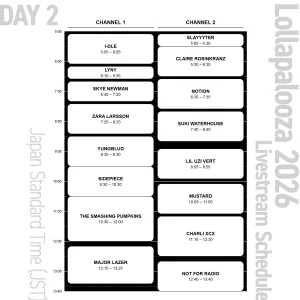 Day2 配信タイムテーブル（日本時間変換版 非公式）