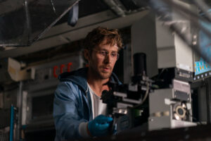 Ryan Gosling stars as Ryland Grace in PROJECT HAIL MARY, from Amazon MGM Studios.
Photo credit: Jonathan Olley