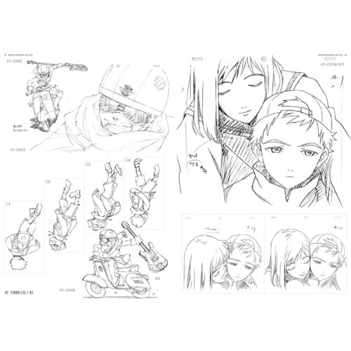 『フリクリ原画集』復刻版 収録内容2