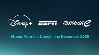 ディズニープラス『フォーミュラE 2026/27シーズン』より日本語実況付きライブ配信決定 追加料金なしで楽しめる！ 記事サムネイル