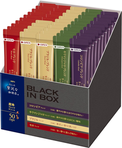 AGF ちょっと贅沢な珈琲店 スティックブラック 産地アソート 50個