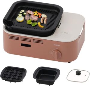 アイリスオーヤマ 減煙焼肉マルチカセットコンロ IGC-GYNT1-T